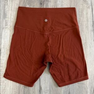 lululemon align high rise short 6” size 8